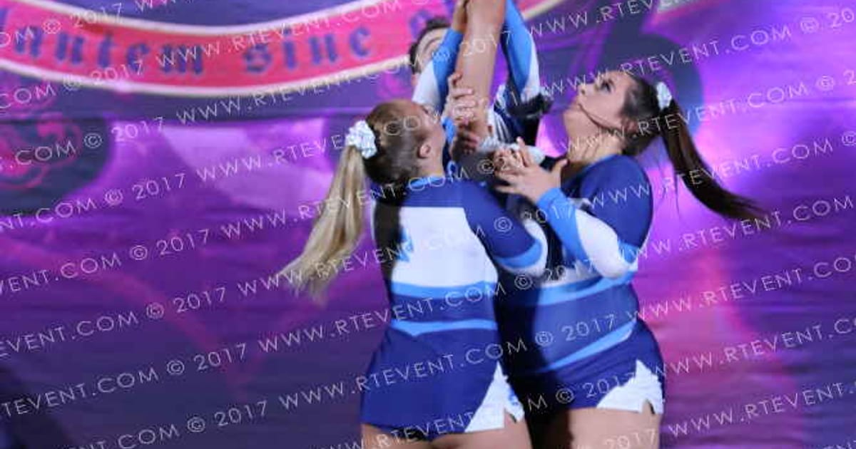 UCLAN Tigers University Coed Stunt Group Level 3 · Heart of London University Nationals