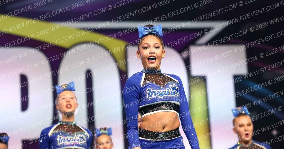 Inspire Athletics Deja Blue · Cheersport Super Nationals
