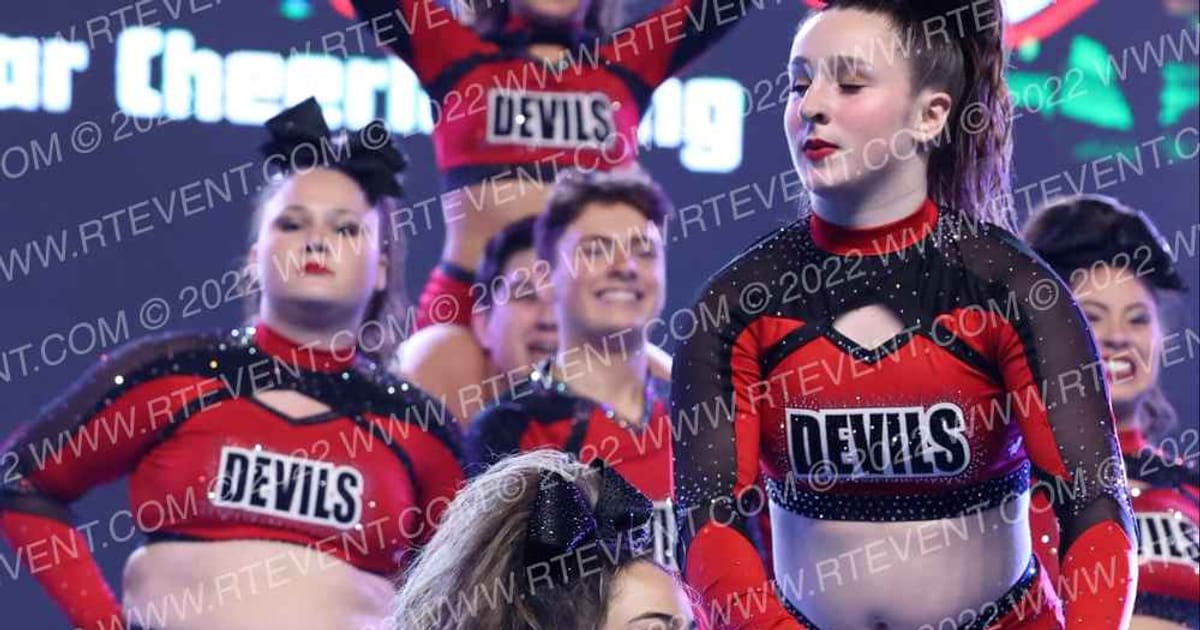 Jersey Devils Pitch Black · Cheersport Super Nationals