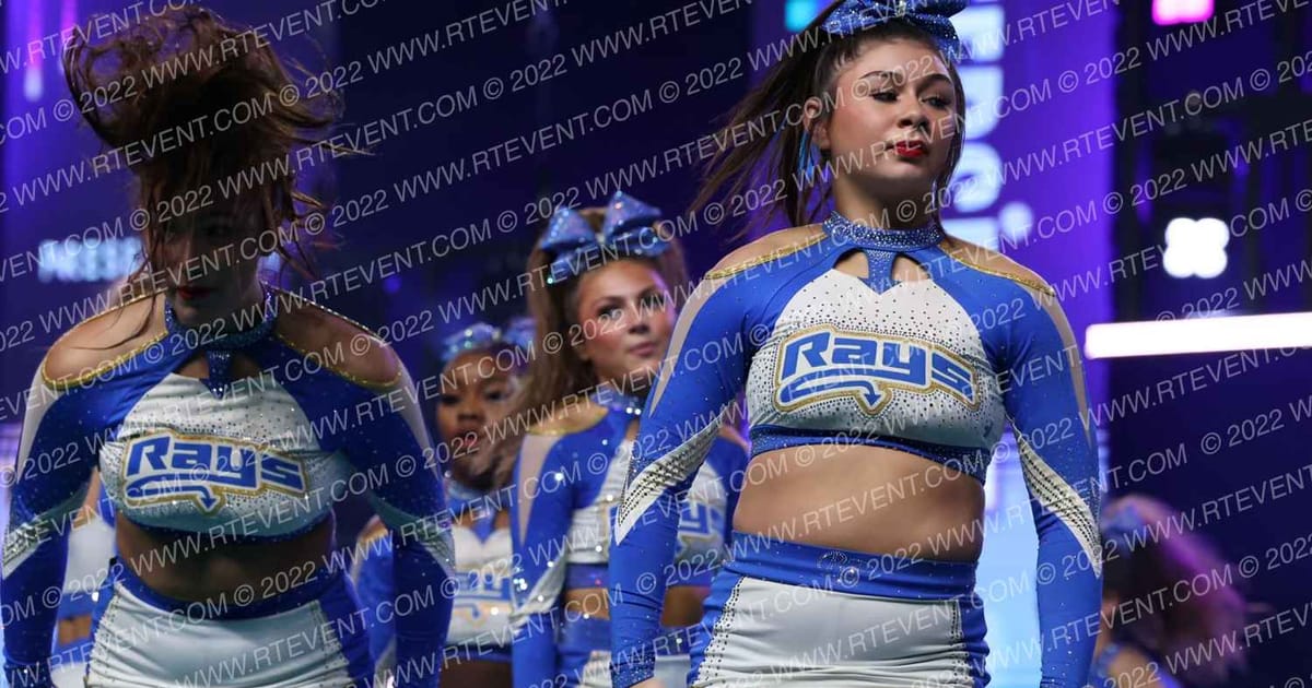 The Stingray Allstars The Blue Angels · Cheersport Super Nationals