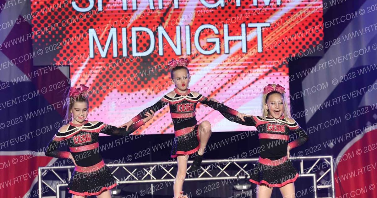 Cheers! Elite Spirit Gym Midnight · CheerAPalooza