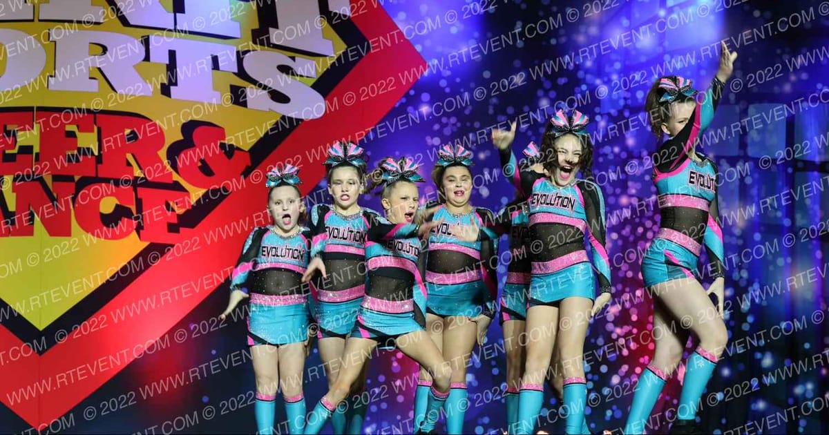 Evolution Cheer Teal Frenzy · Spirit Sports Philly Nationals DIDII
