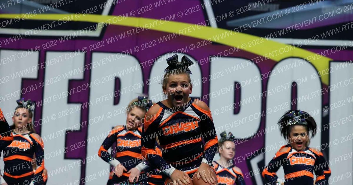 Crush Athletics Grapefruit · Cheersport Super Nationals