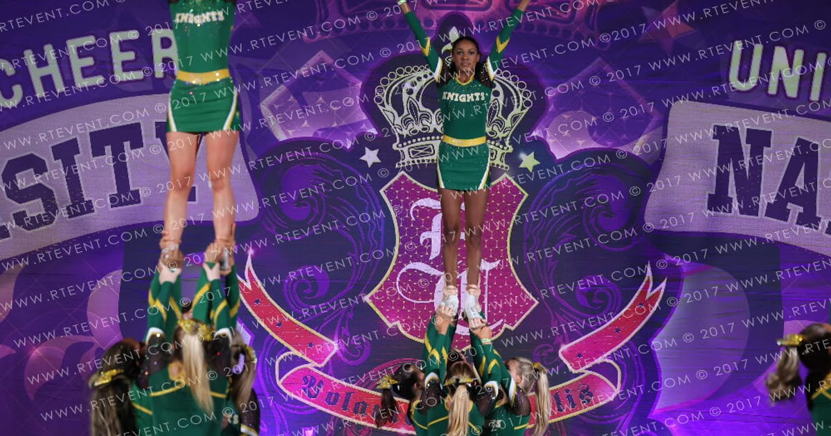 University of Nottingham Cheerleading Large University Non Tumbling Level 2 Non Tumbling Coed · Heart of England and UK Uni Nationals