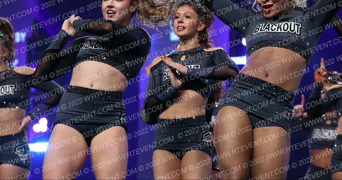 Maryland Twisters Virginia Blackout · Cheersport Super Nationals