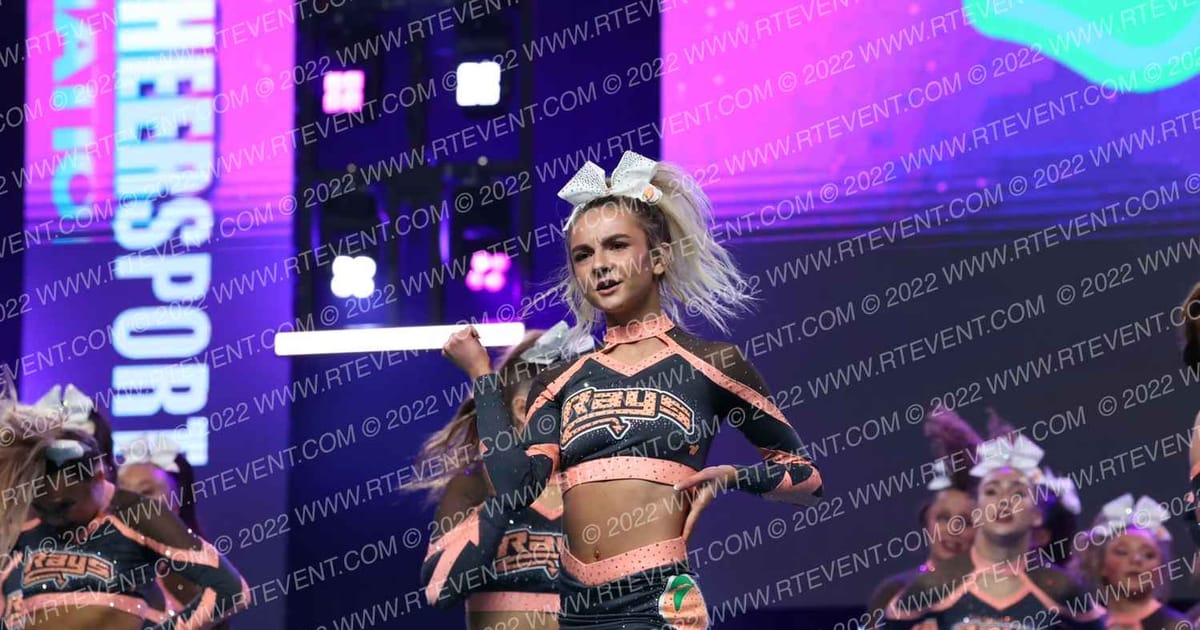 The Stingray Allstars Peach · Cheersport Super Nationals