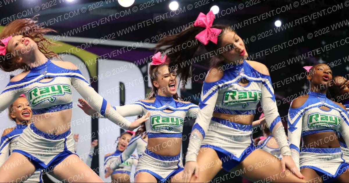 The Stingray Allstars Blush · Cheersport Super Nationals