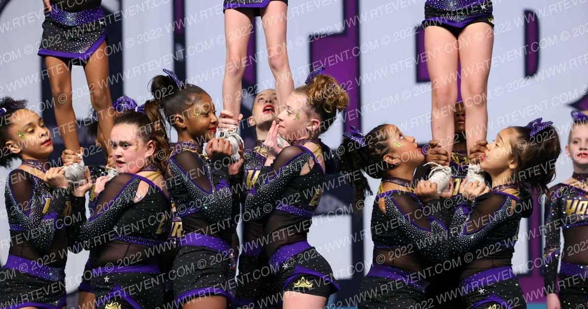 York Elite All Stars Purple Reign · Cheersport Super Nationals