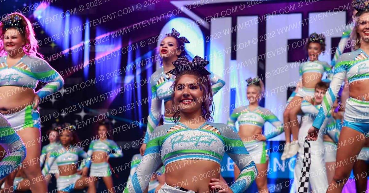 PunchFront Cheer Black Ice · Cheersport Super Nationals