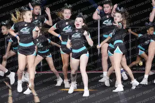 CHEER SPORT WHITE CHEEK SHARKS