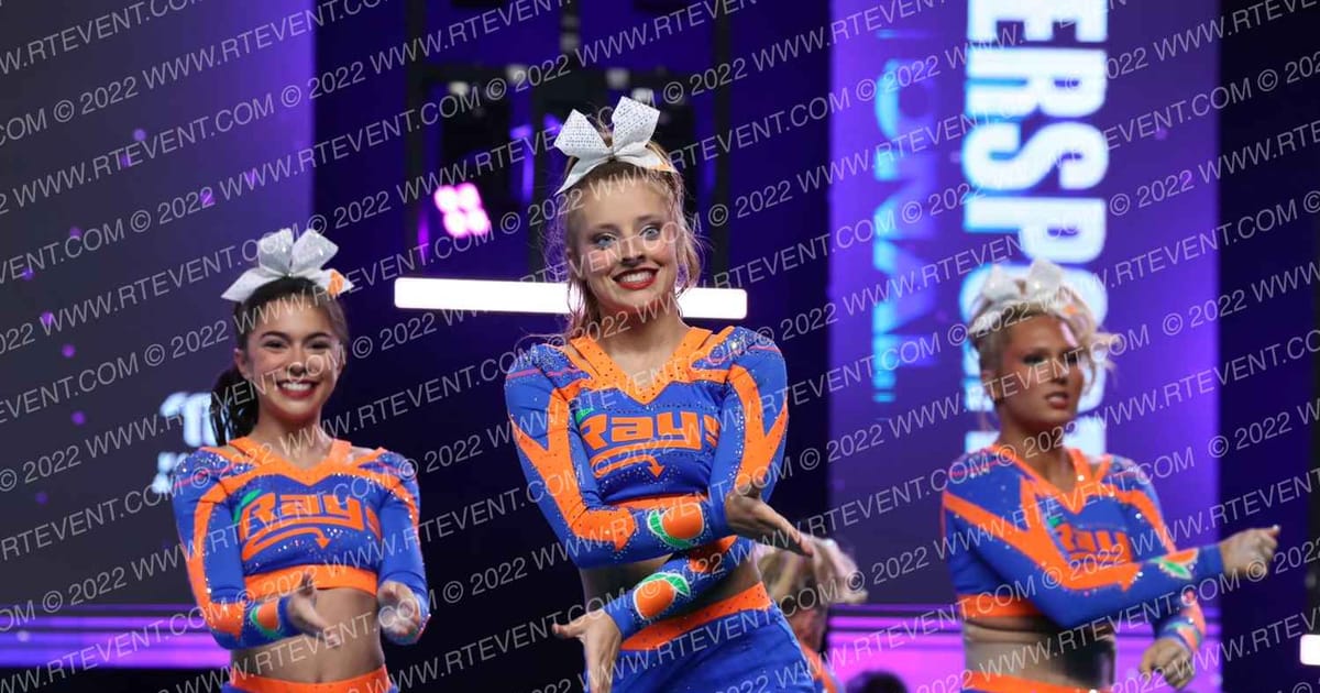 The Stingray Allstars Orange · Cheersport Super Nationals