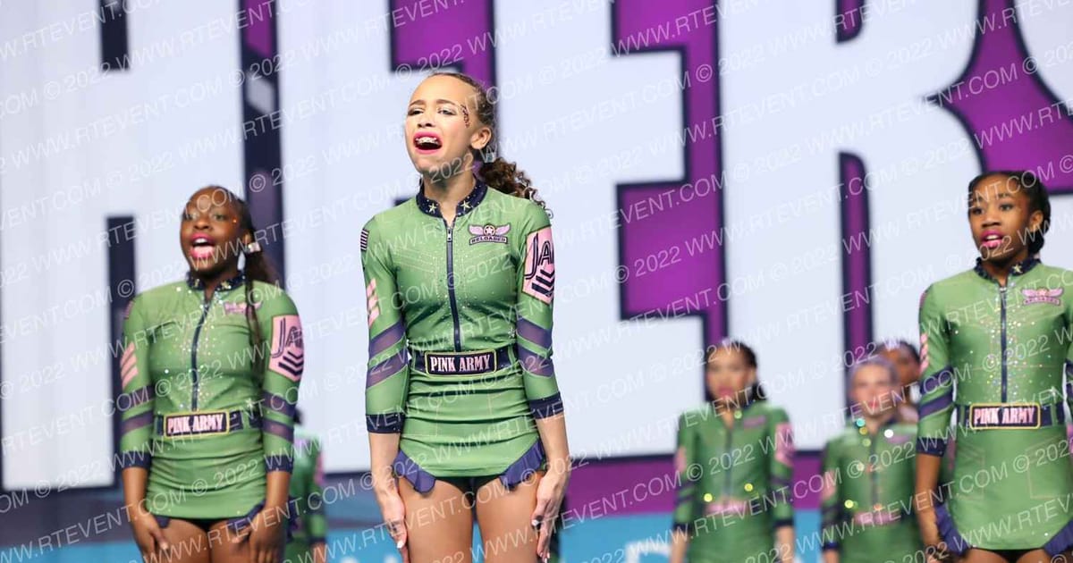 JAM Athletics Pink Army Reloaded · Cheersport Super Nationals