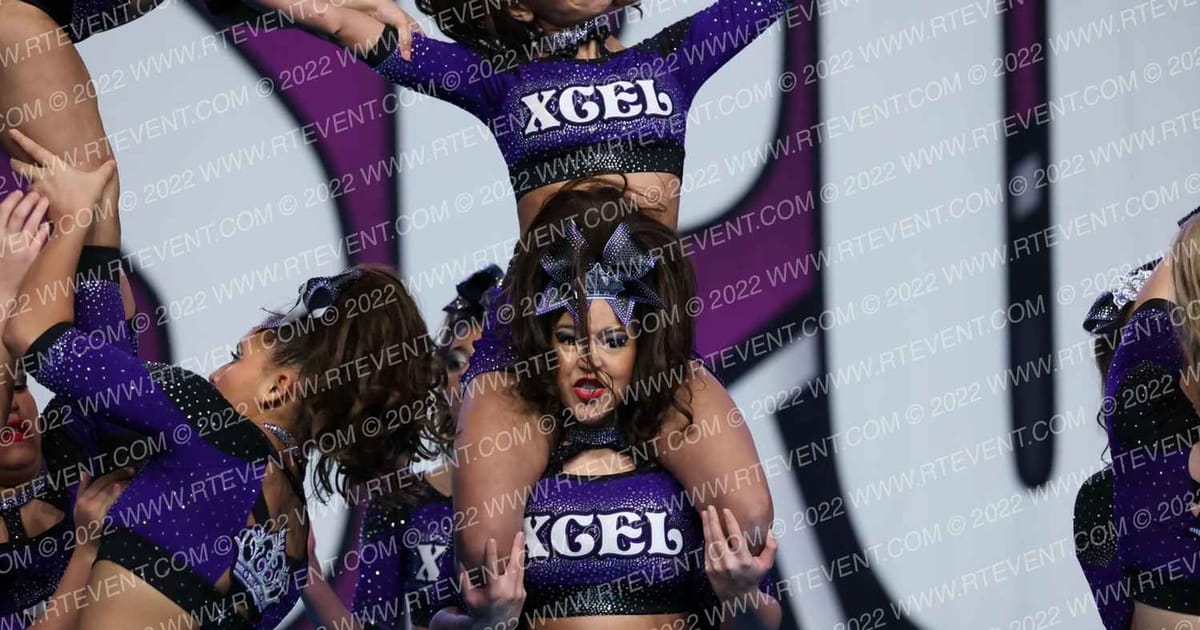 Cheer Xcel Purple Reign · Cheersport Super Nationals