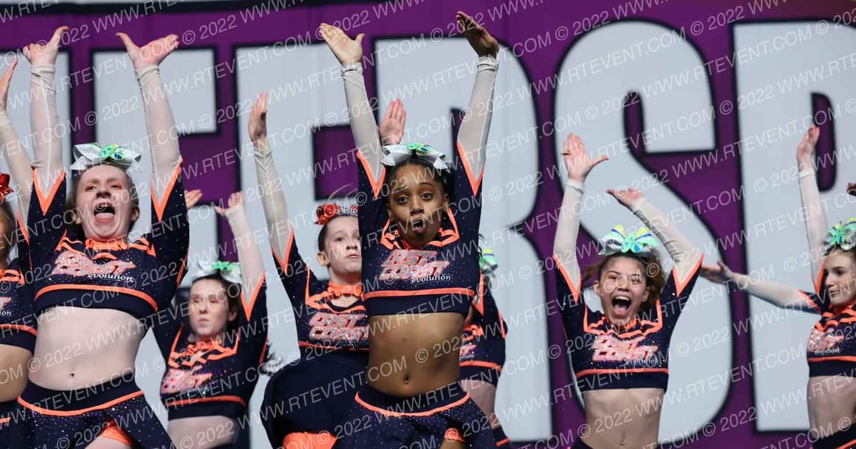 East Coast Evolution Fahrenheit · Cheersport Super Nationals