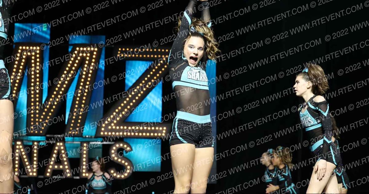 CHEER SPORT PINK SHARKS · AS Nationals