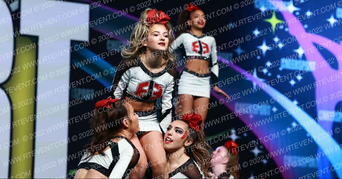 East Jersey Elite Black Smoke · Cheersport Super Nationals