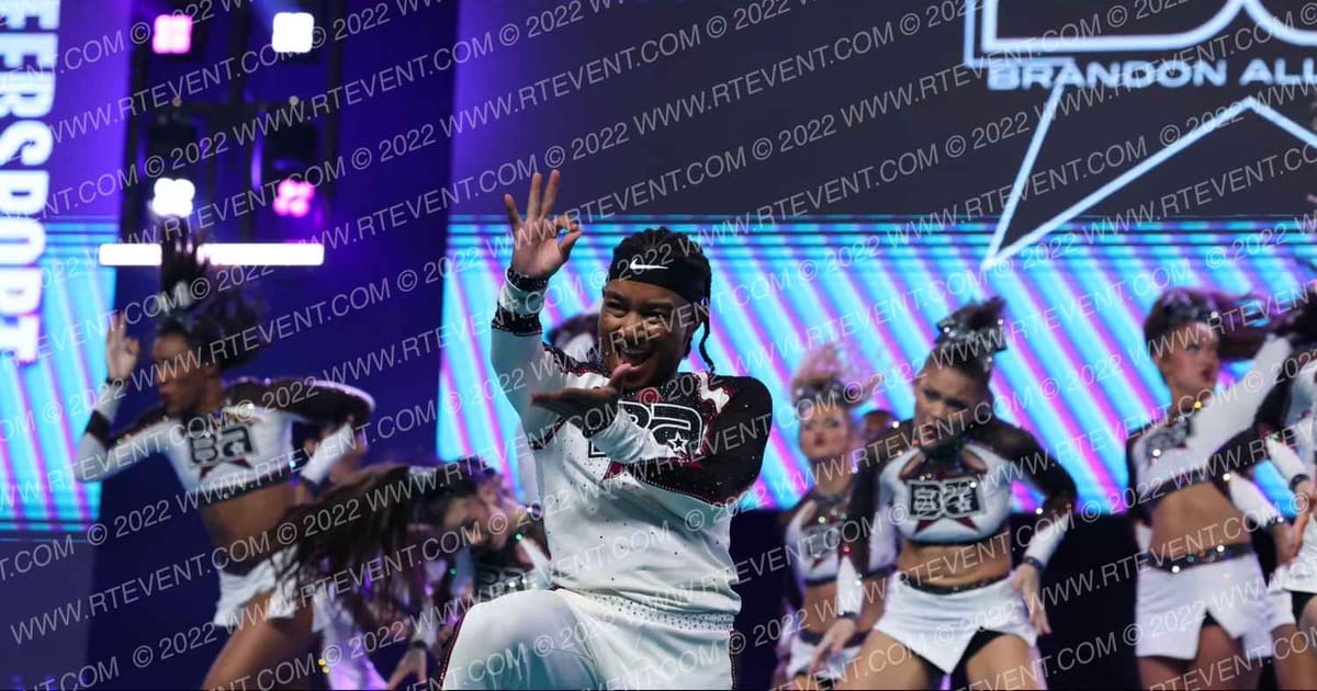 Brandon All-Stars Senior Black · Cheersport Super Nationals