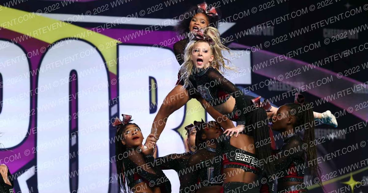 Brandon All-Stars Scarlet · Cheersport Super Nationals