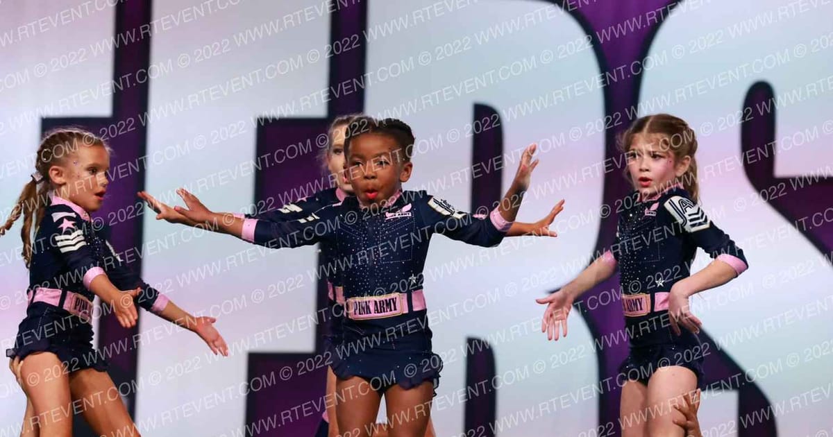 JAM Athletics Pink Army · Cheersport Super Nationals