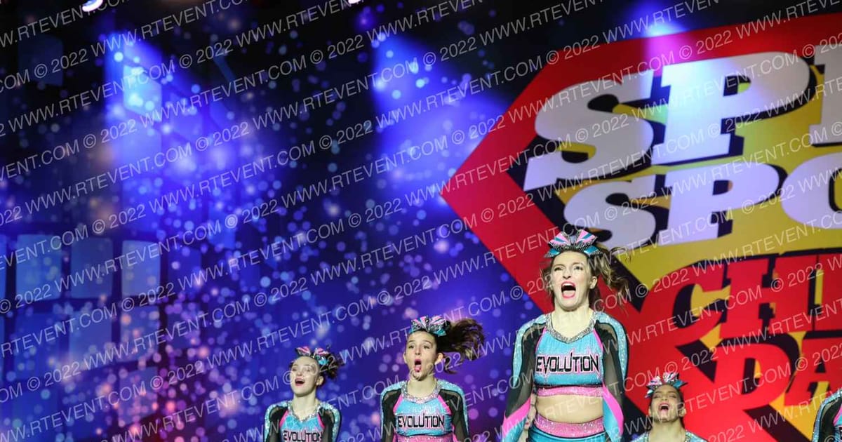 Evolution Cheer Teal Rage · Spirit Sports Philly Nationals DIDII