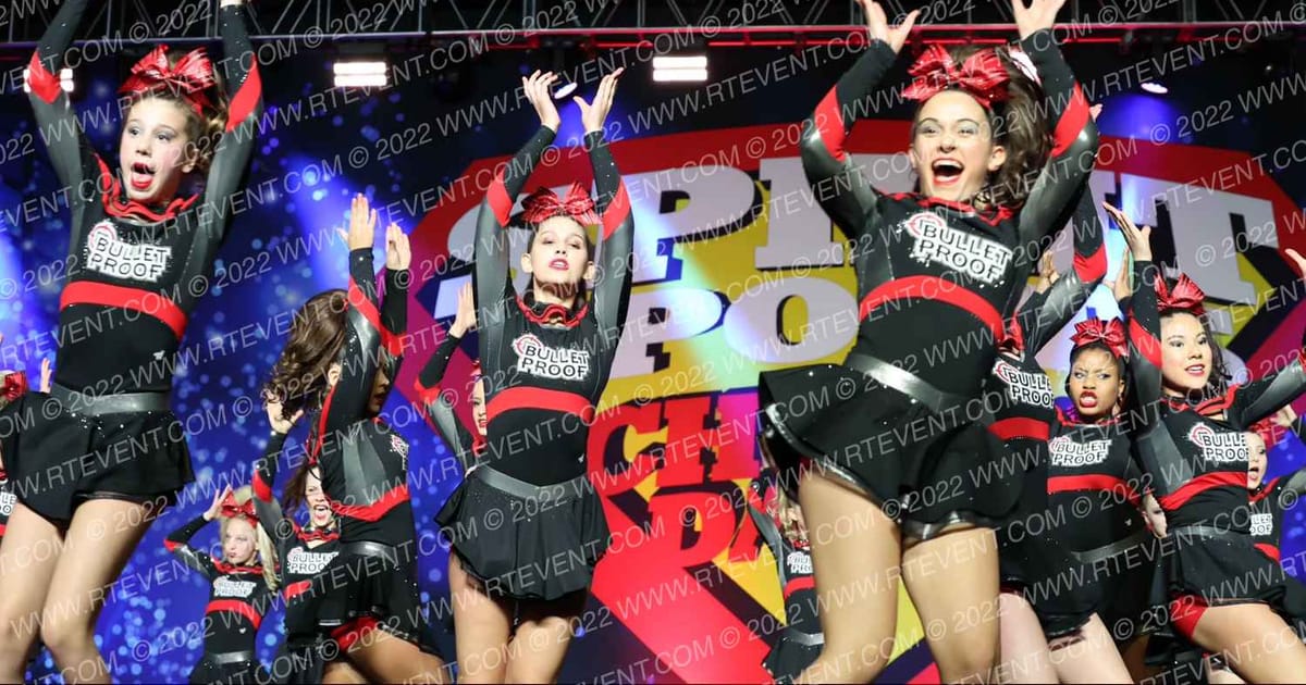 Airborne Elite All Stars Bulletproof · Spirit Sports Philly Nationals DIDII