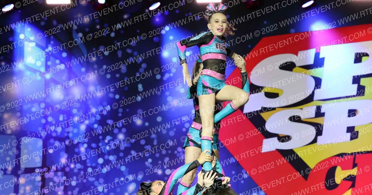 Evolution Cheer Teal Frenzy · Spirit Sports Philly Nationals DIDII