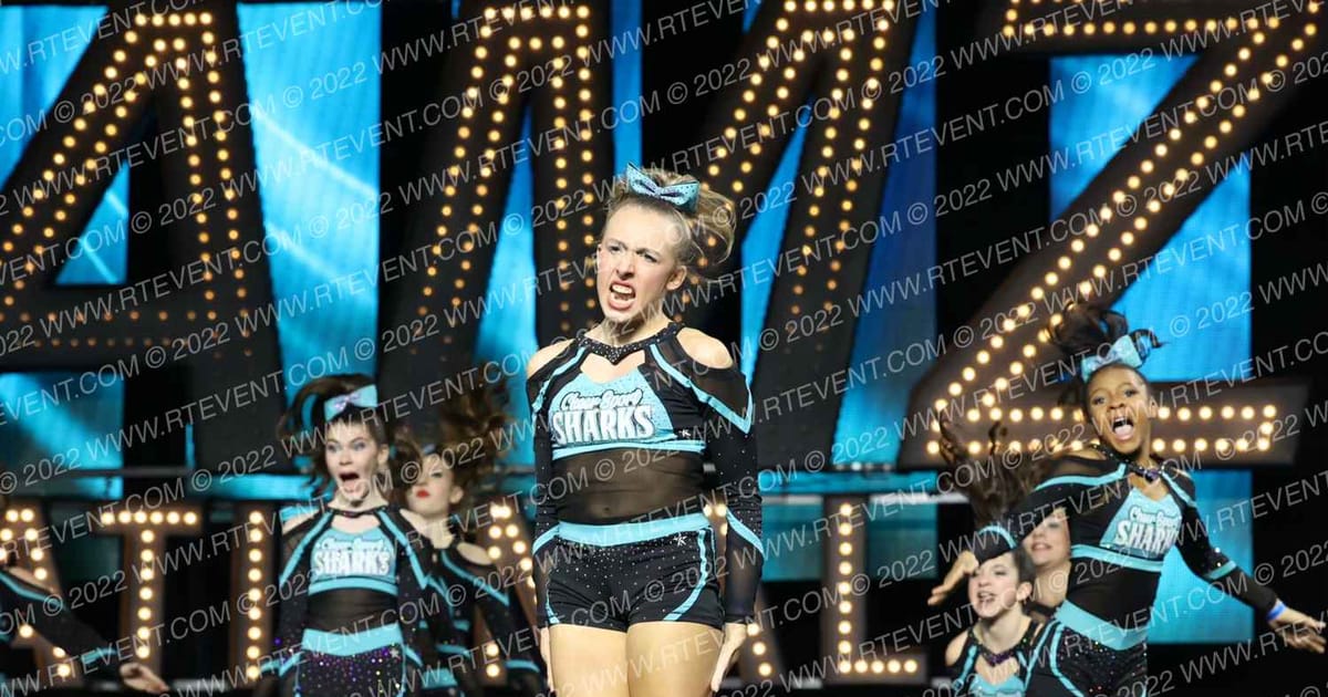 CHEER SPORT PINK SHARKS · AS Nationals