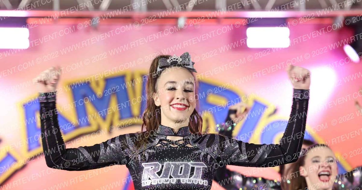 Riot Xtreme Cheer Senior Royal · The American Celebration