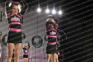 Savannah Sharks Cheerleading Sparkle Sharks