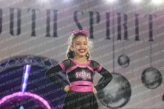Savannah Sharks Cheerleading Tiny Waves