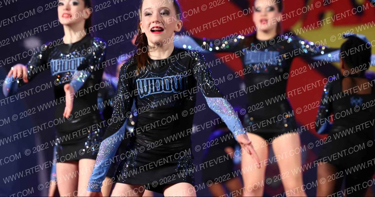 Black Widow Cheer Gym Splash · Spirit Sports Canadian Clash