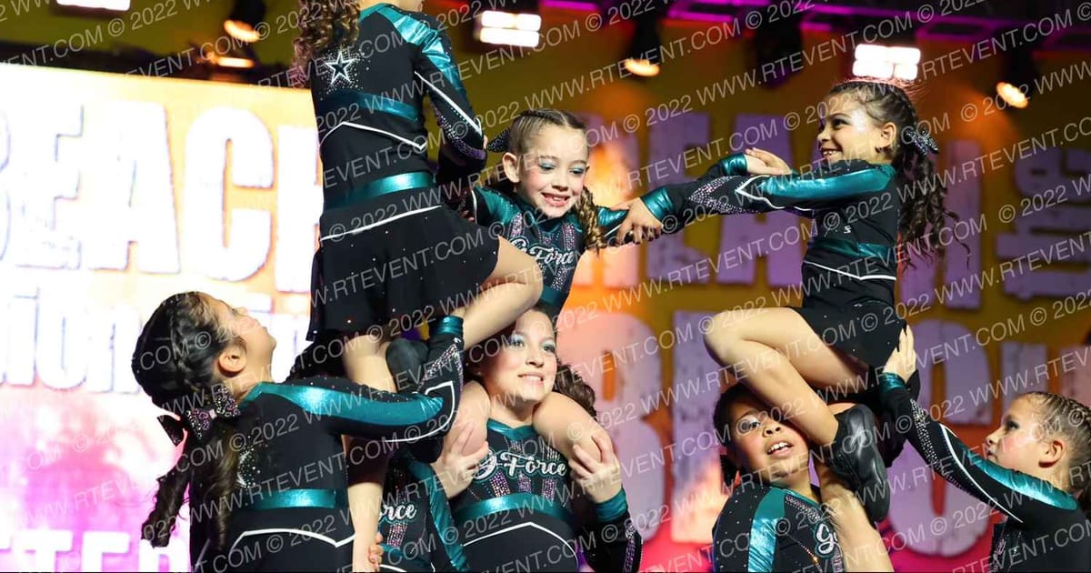 G Force Cheer Gforce Glitters · ACDA Reach the Beach DII Grand