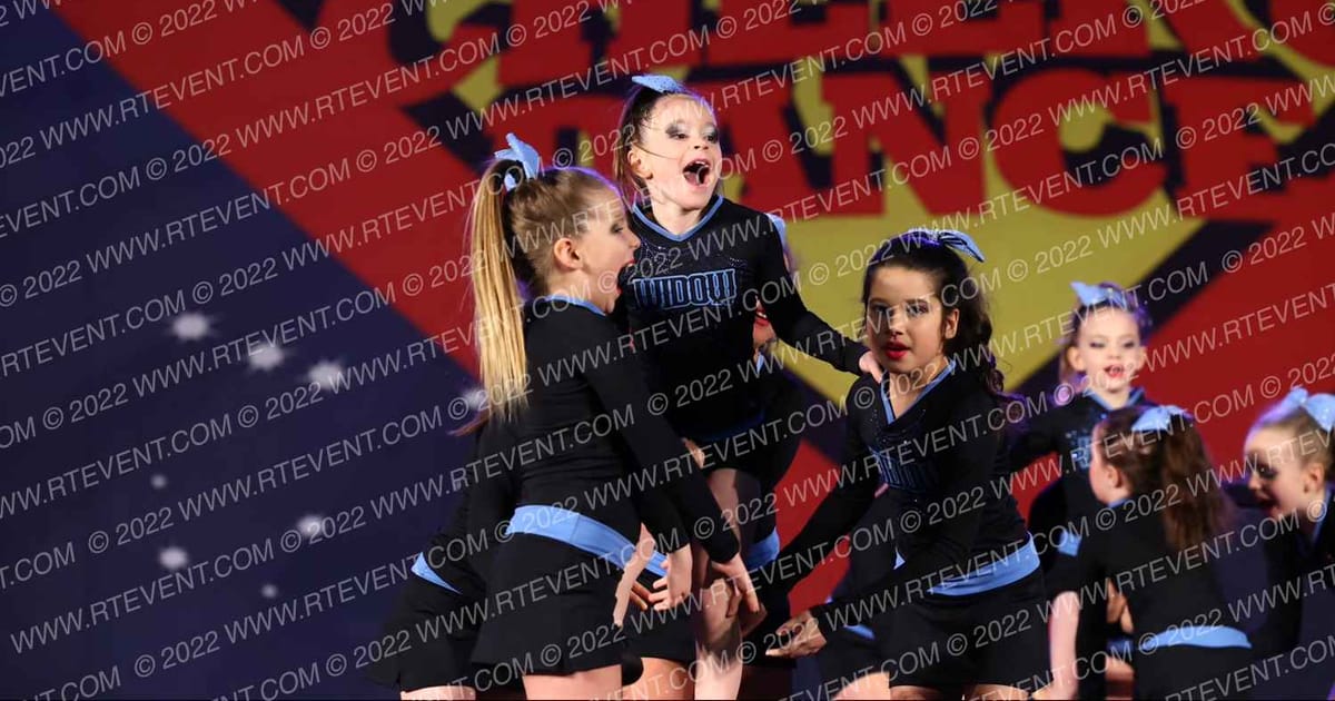 Black Widow Cheer Gym Fireworks · Spirit Sports Canadian Clash