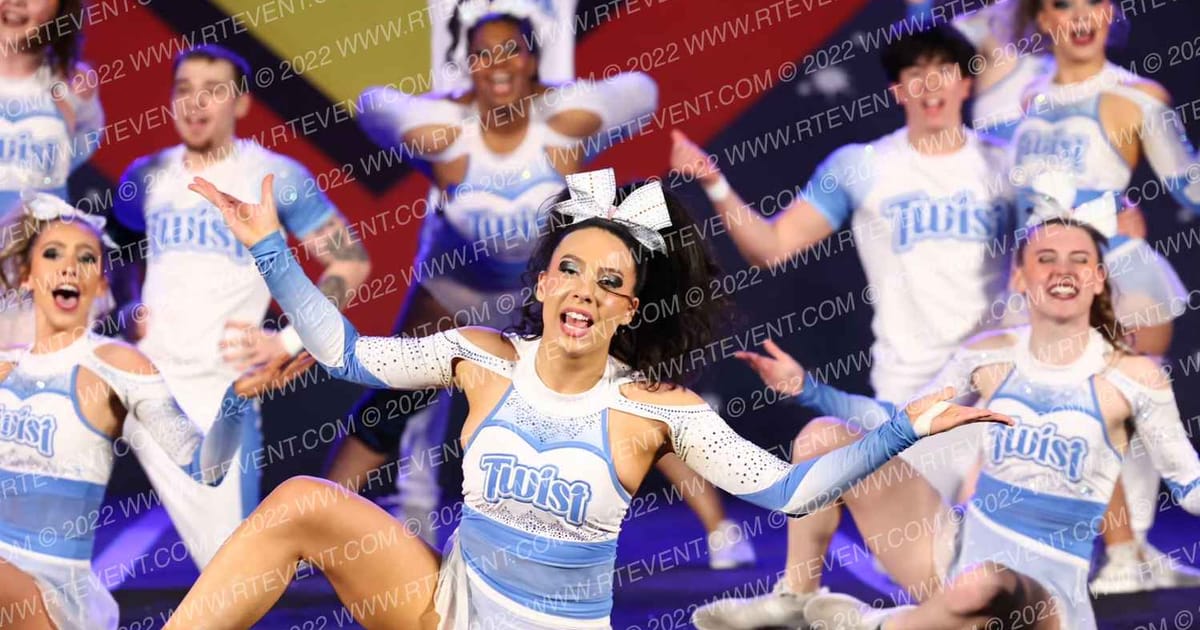 Black Widow Cheer Gym Twist · Spirit Sports Canadian Clash