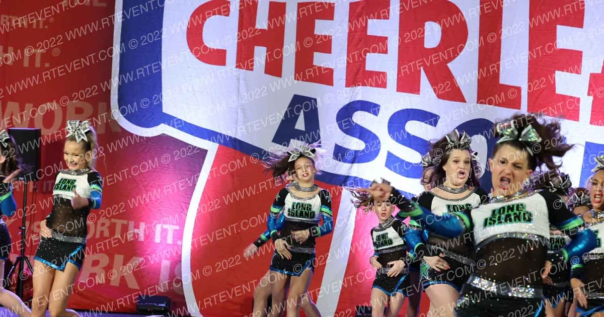 Long Island Cheer Lime · NCA Toms River Classic