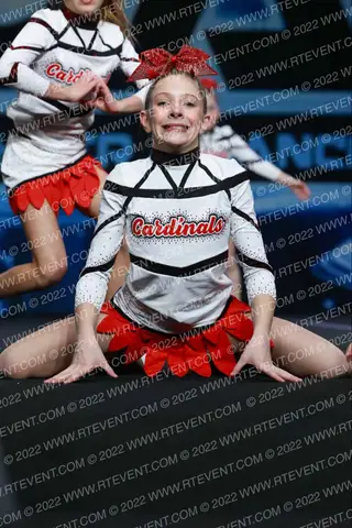 Cheer Combine Training Gym Red Hearts