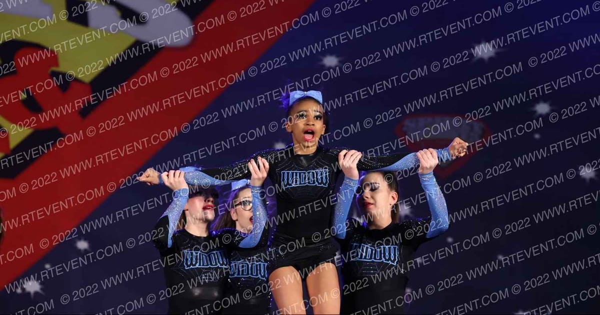 Black Widow Cheer Gym Crunch · Spirit Sports Canadian Clash