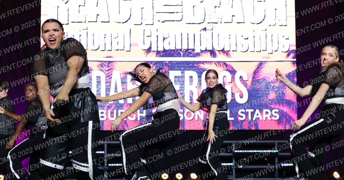 Pittsburgh Poison All Stars Dart Frogs · ACDA Reach the Beach DANCE Grand Nationals