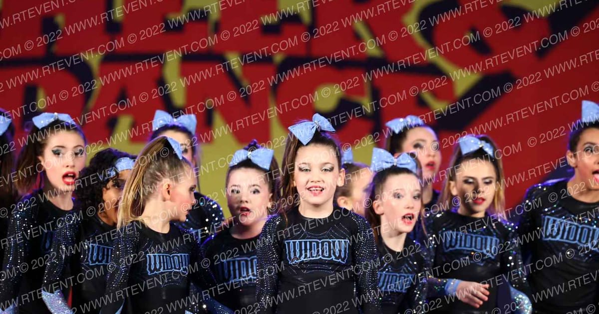 Black Widow Cheer Gym Splash · Spirit Sports Canadian Clash