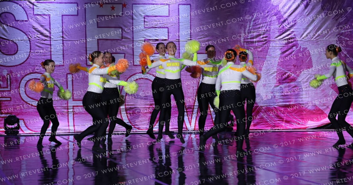 Hartlepool Hawks Cheerleading Academy Clarity · Steel the Show
