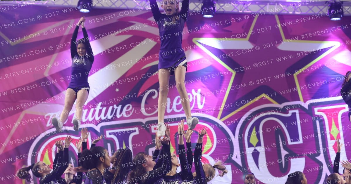 Empire Cheerleading Academy Large U16 Level 1 · Circus Spectacular FC Essentials North
