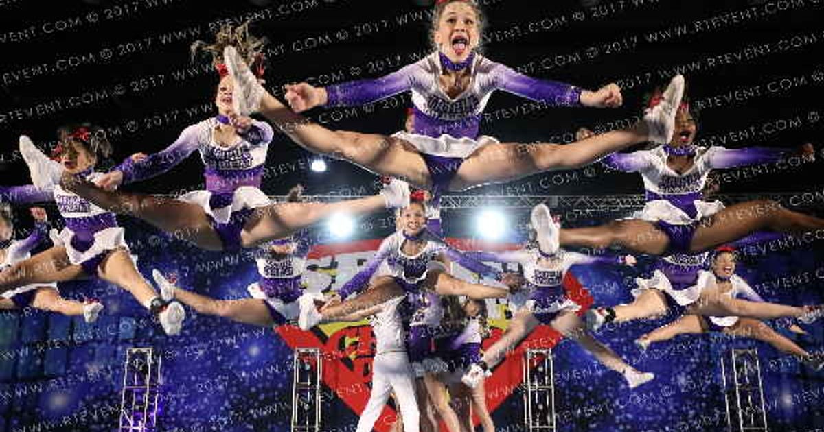 Florida Triple Threat Allstars Sassy Coed · Spirit Sports Beach Blast West Palm Beach Nationals DIDII