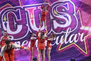 East Coast Warriors cheer and dance Frenzy