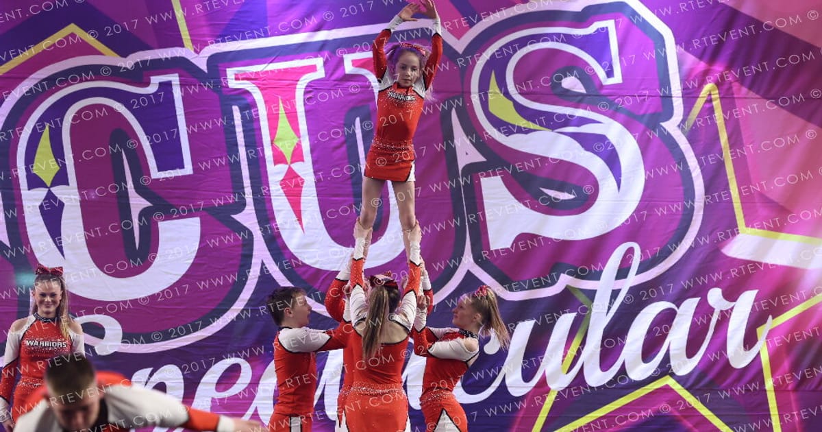 East Coast Warriors cheer and dance Frenzy · Circus Spectacular FC Essentials North