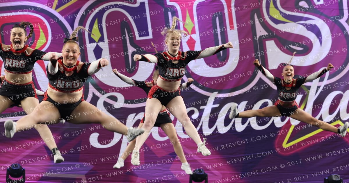 NRG Extreme Cheerleaders Queen Bees · Circus Spectacular FC Essentials North