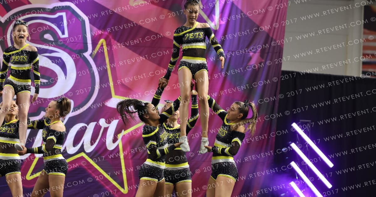 South Tyneside JETS Cheerleading Galaxy · Circus Spectacular FC Essentials North