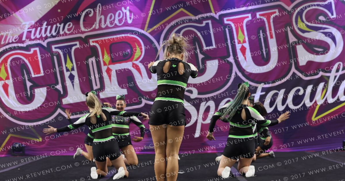 Intensity Cheer and Dance OUTRAGEOUS · Circus Spectacular FC Essentials North