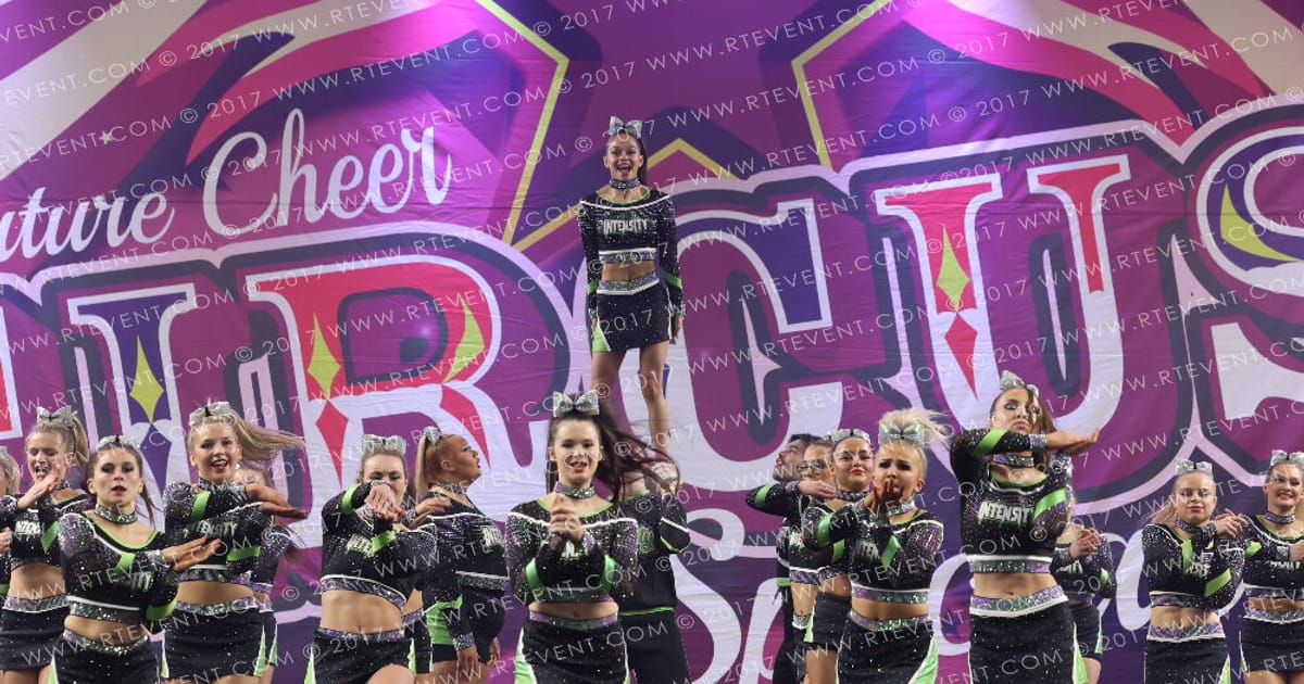 Intensity Cheer and Dance OBSESSION · Circus Spectacular FC Essentials North