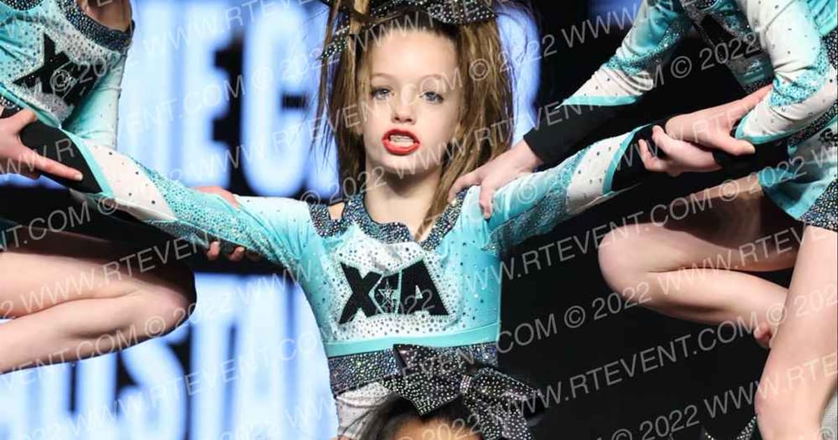Xtreme Cheer Allstars Mini Models · Gold Rush Kansas City