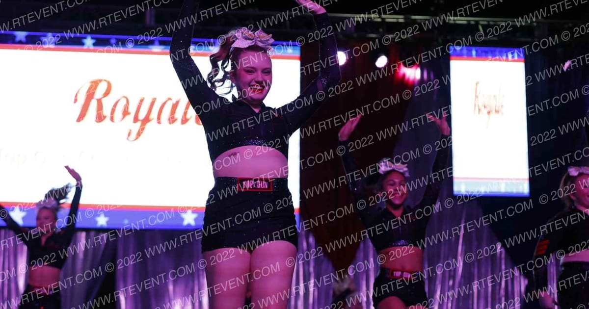 Top Gun Cheerleading Academy Black Angels · The American Royale Sevierville Nationals DIDII